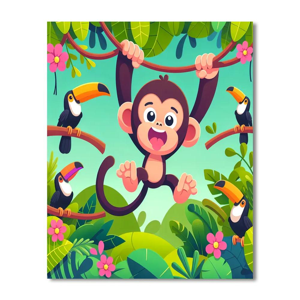 Jungle Quest Adventure Paint By Numbers