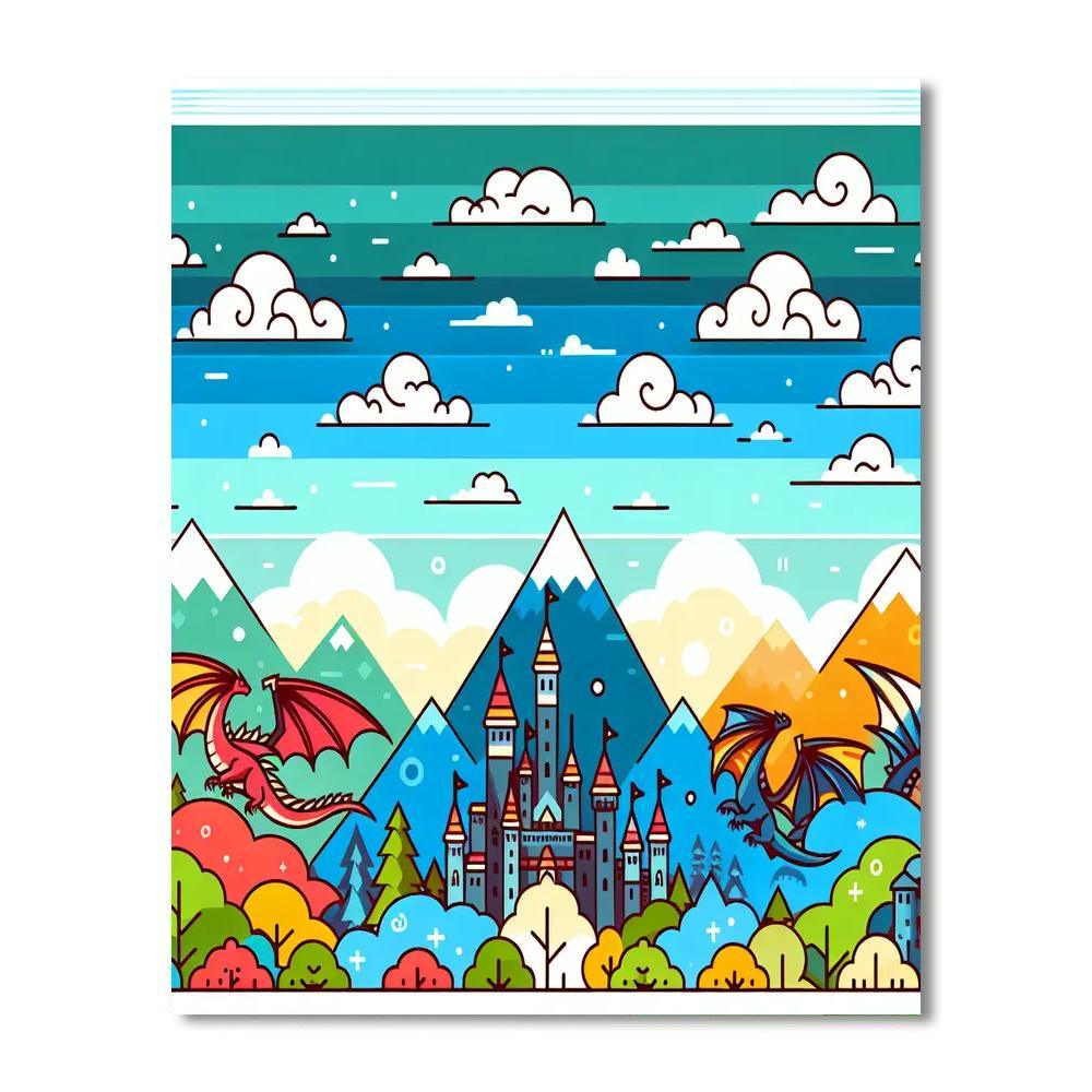 Fantasy Adventure World Paint By Number