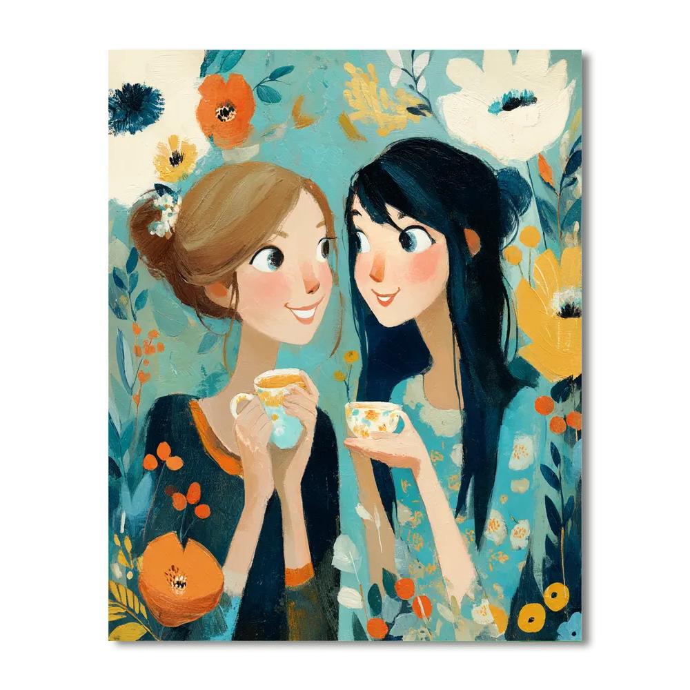 The Perfect Cup Of Tea Paint By Numbers Kits