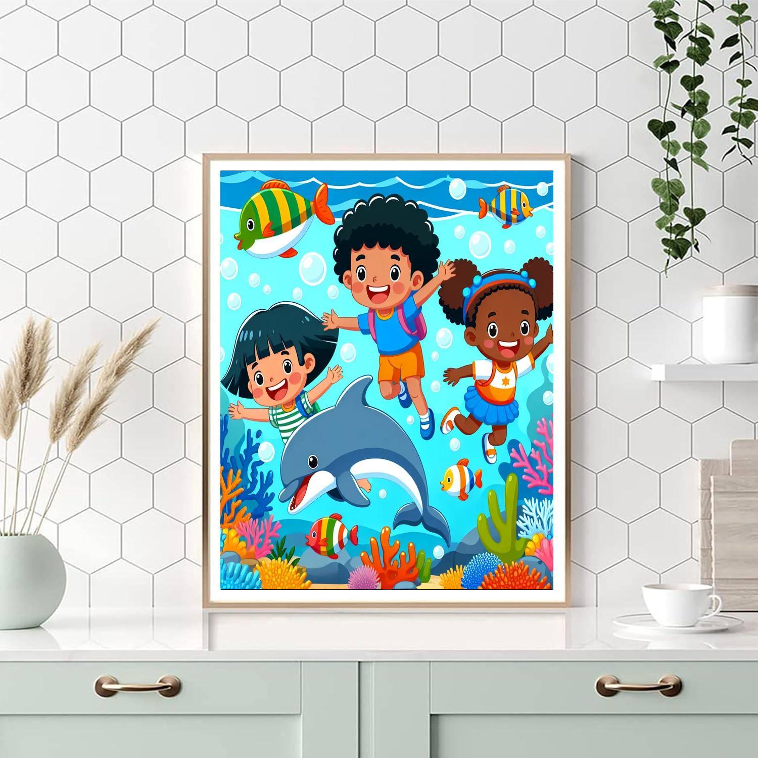 Bubbly Friends Paint By Number
