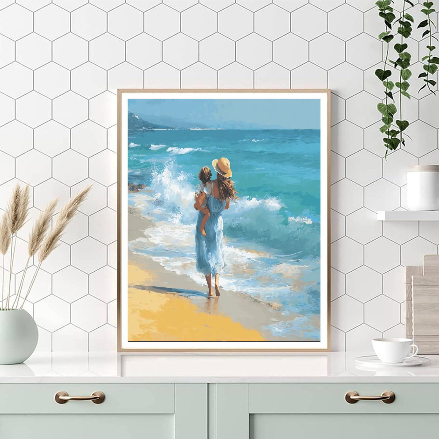 Mother's Ocean Of Embrace Paint By Numbers Kits