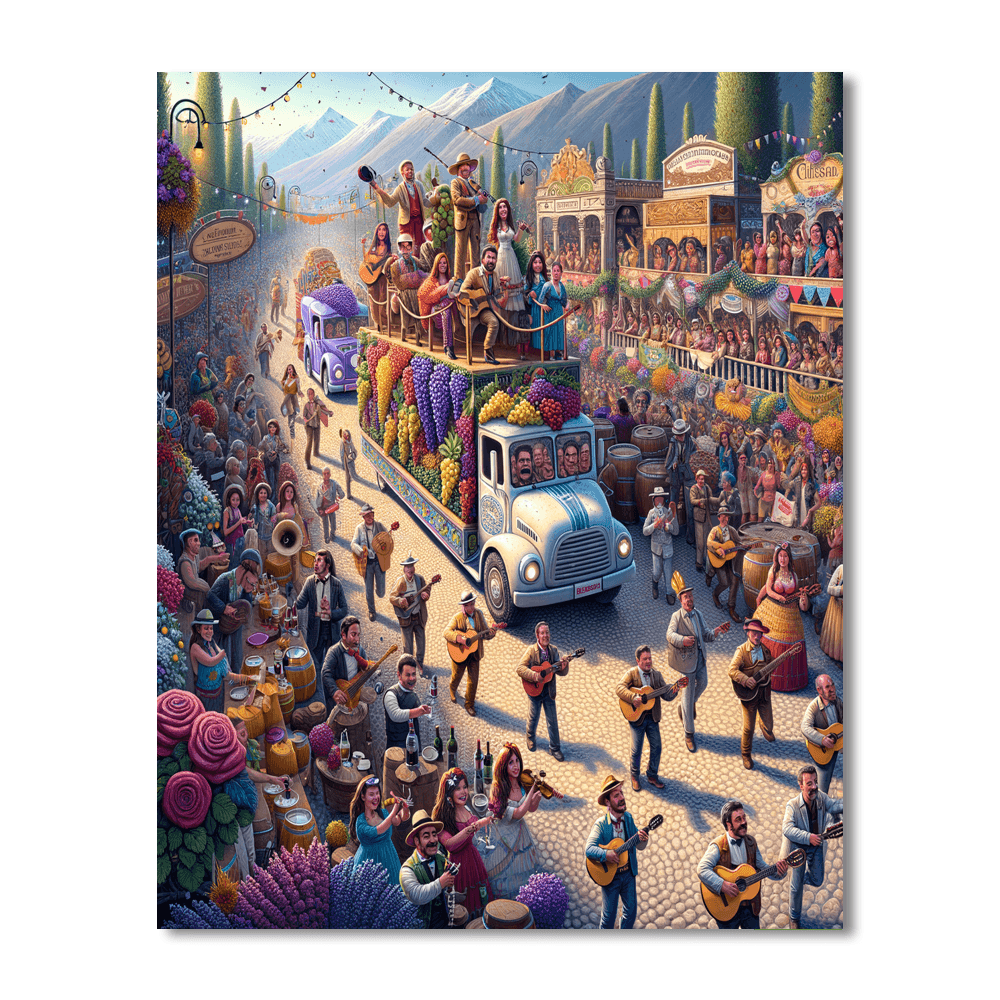 Fiesta Nacional De La Vendimia - Argentina Paint By Number