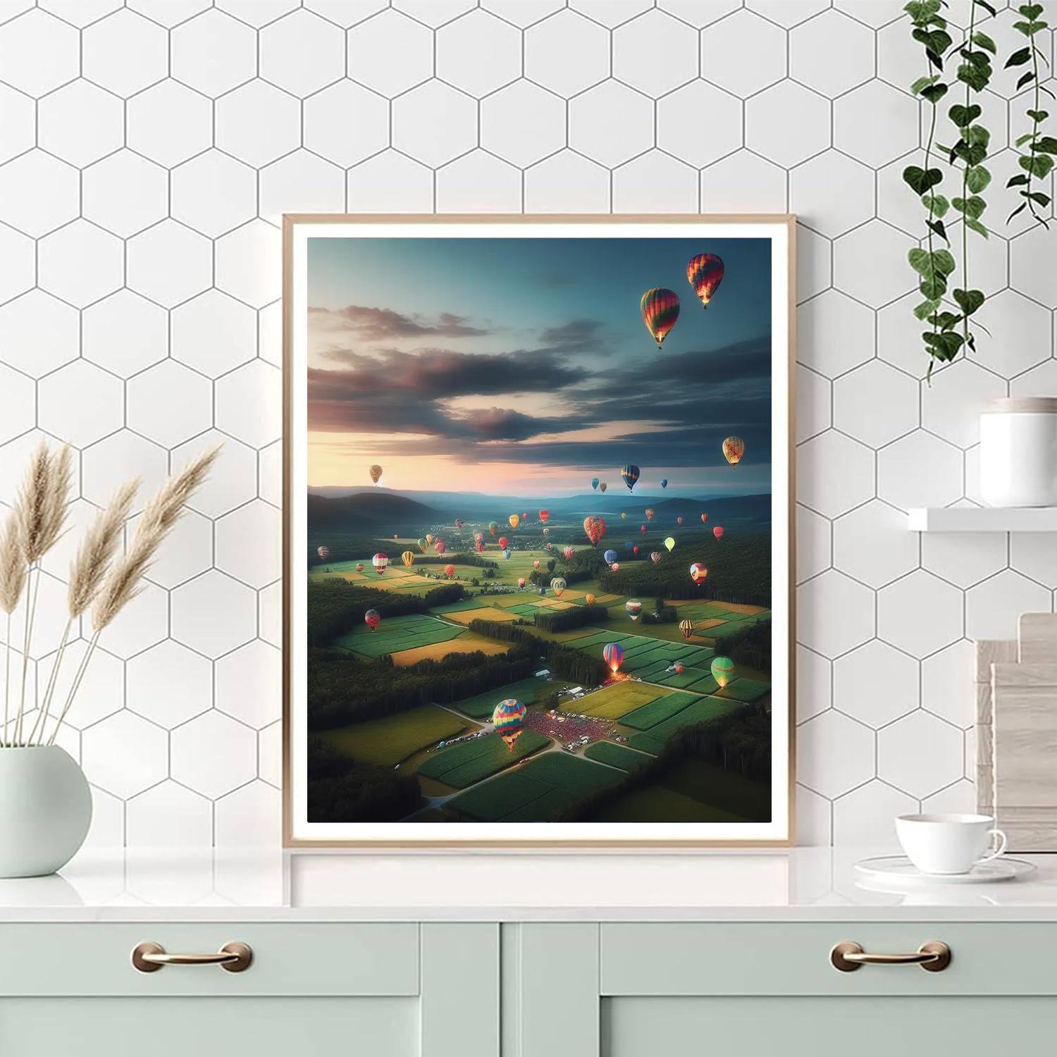 International Balloon Festival Of Saint-jean-sur-richelieu - Canada Number Painting