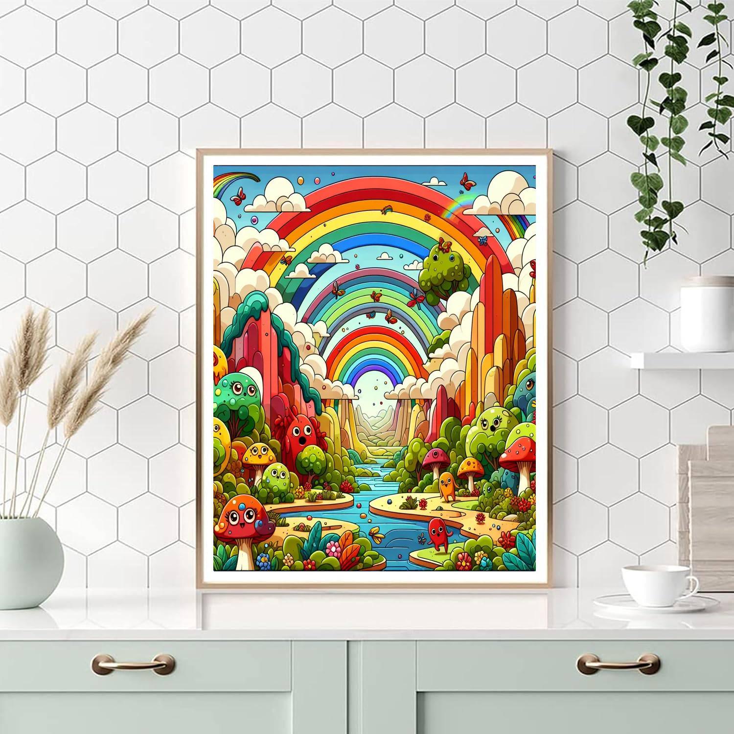 Rainbow's End Adventure Numbered Painting Kits