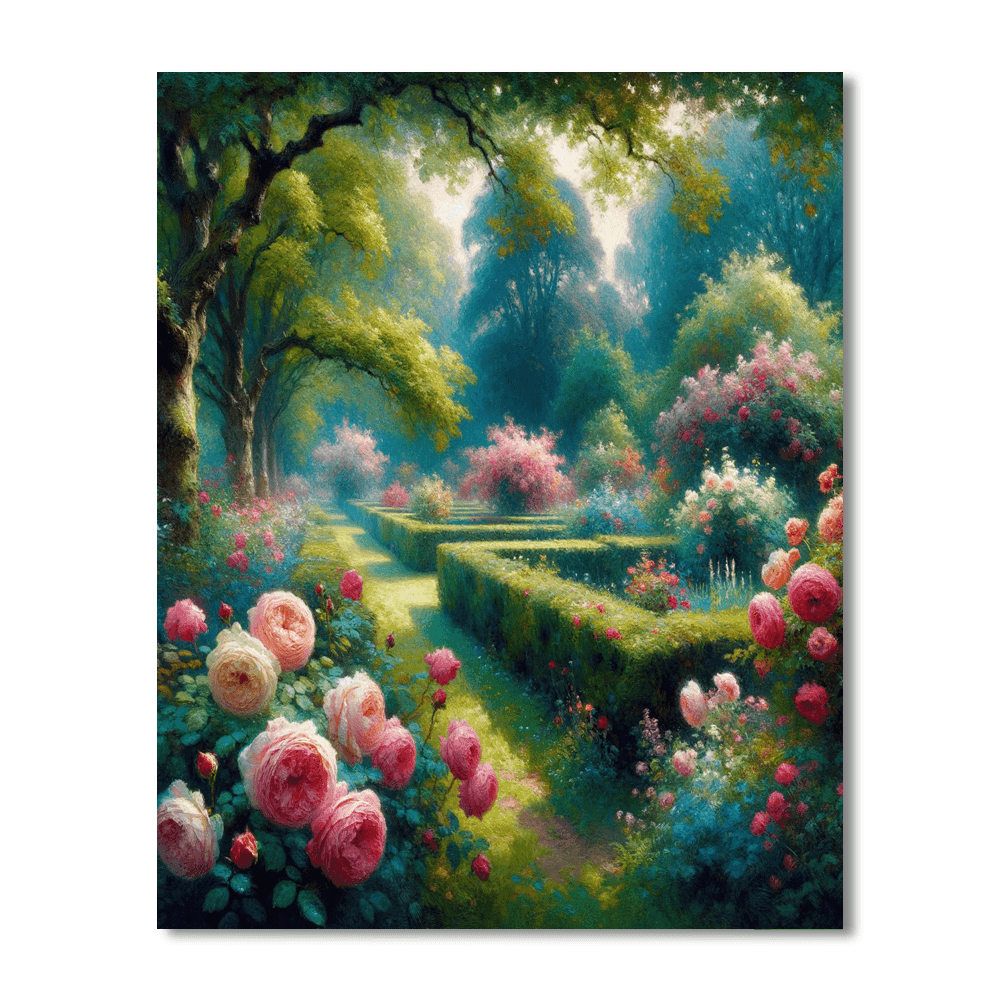 Victorian Garden Romance DIY Paint By Numbers