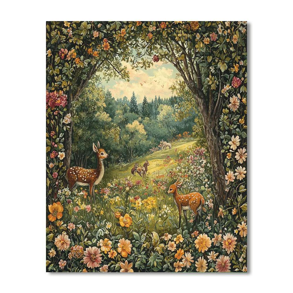 Arthur Rackham Inspired Folk Tales  Paint By Color