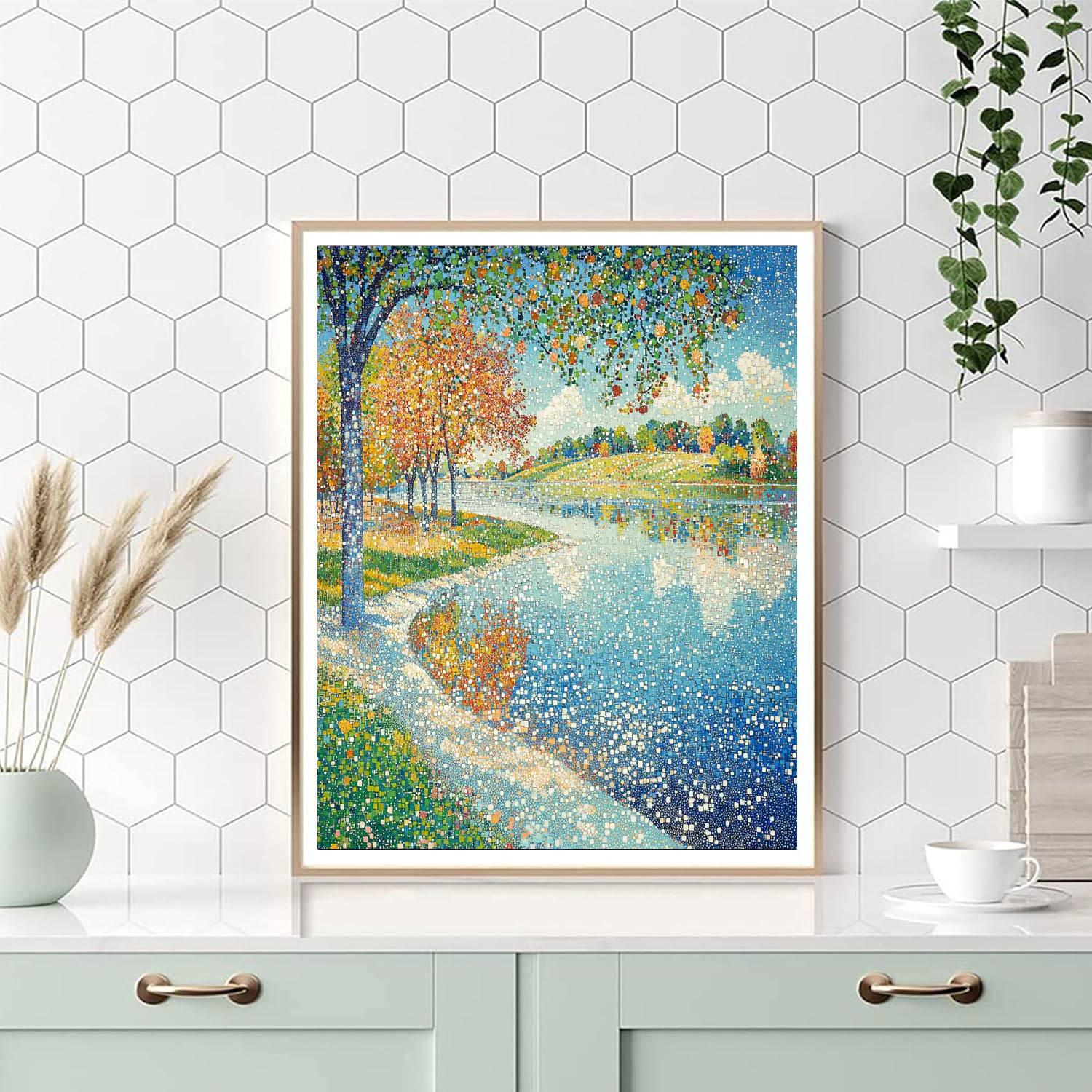 Georges Seurat Inspired Serenity Of The Seasons  Paint By Number