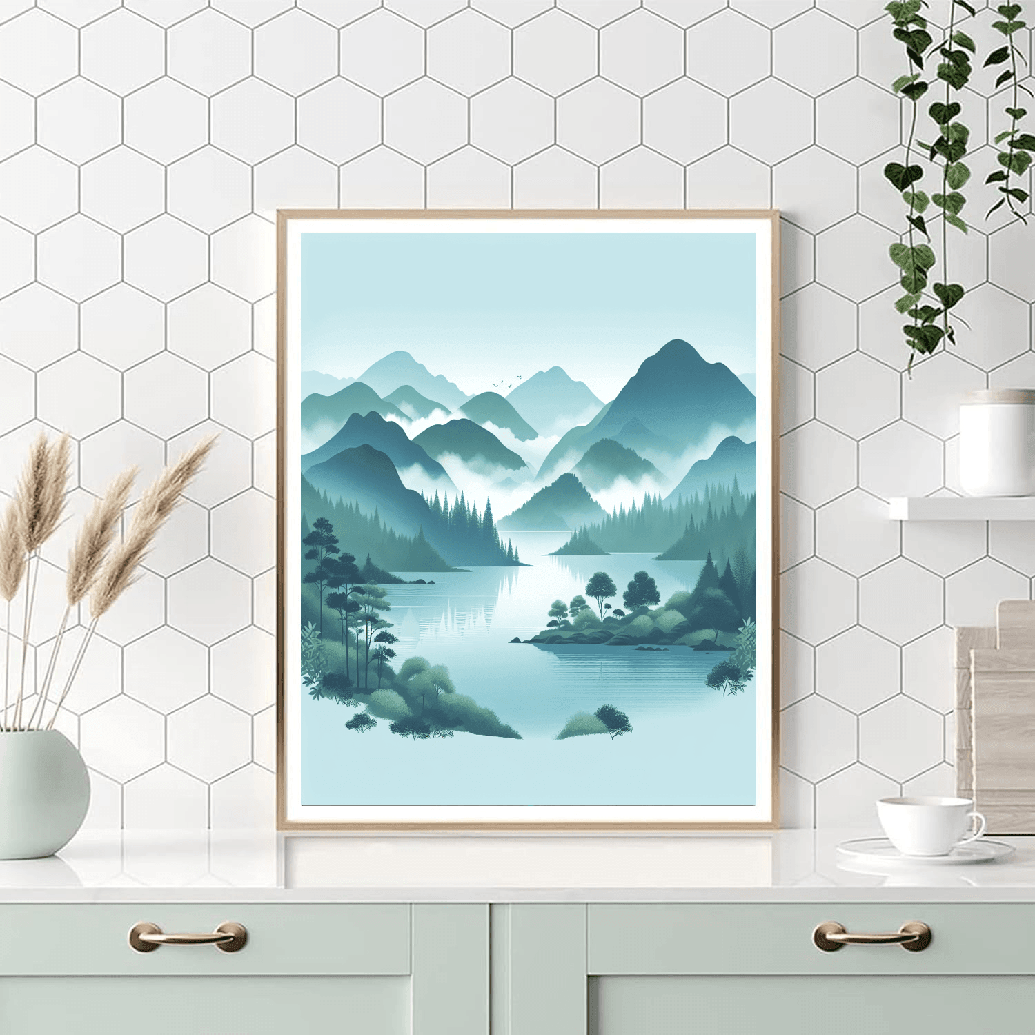 Tranquility Of The Lake DIY Paint By Numbers