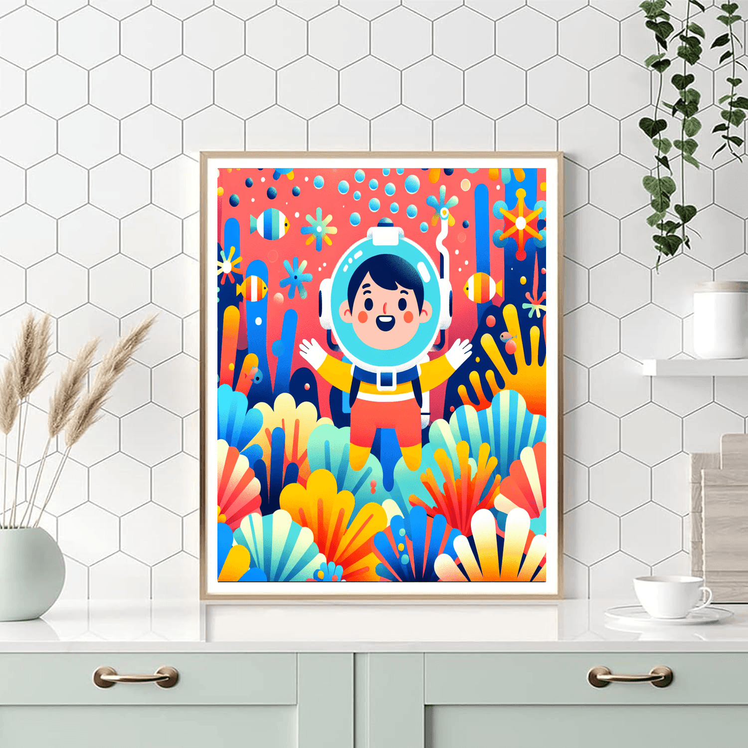 Underwater Quest Voyage DIY Paint By Numbers