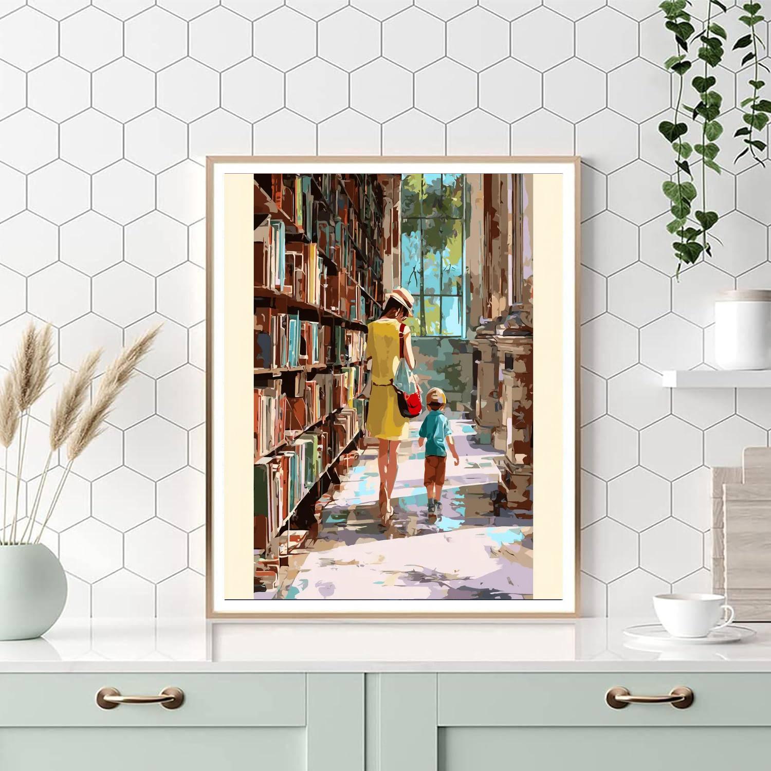 Guided By A Mother's Wisdom Painting Number Kit