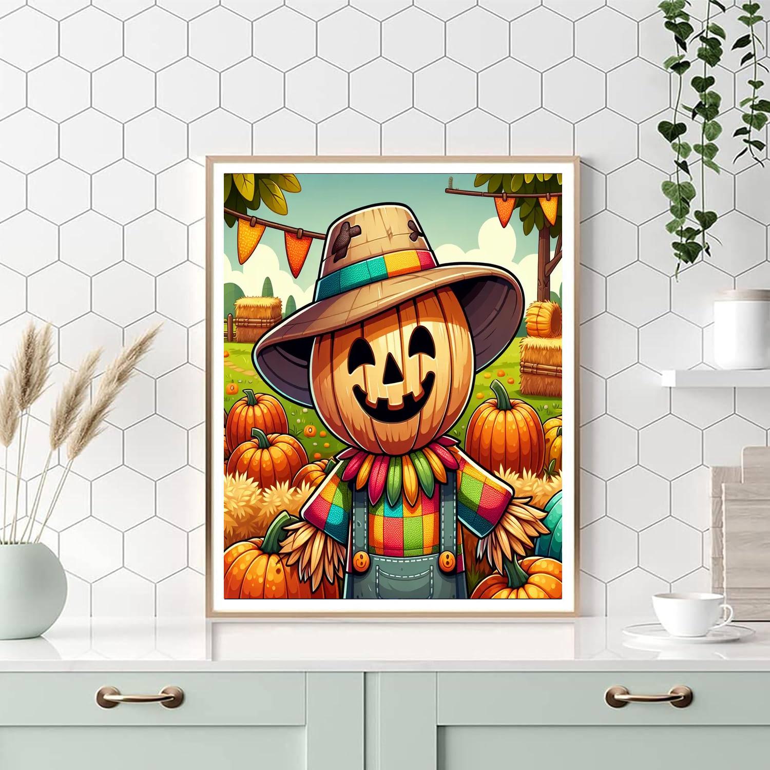 Silly Scarecrow Numbered Painting Kits