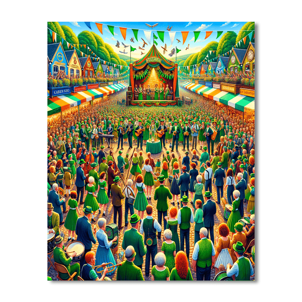 Shamrock Fest - Usa Numbered Painting Kits