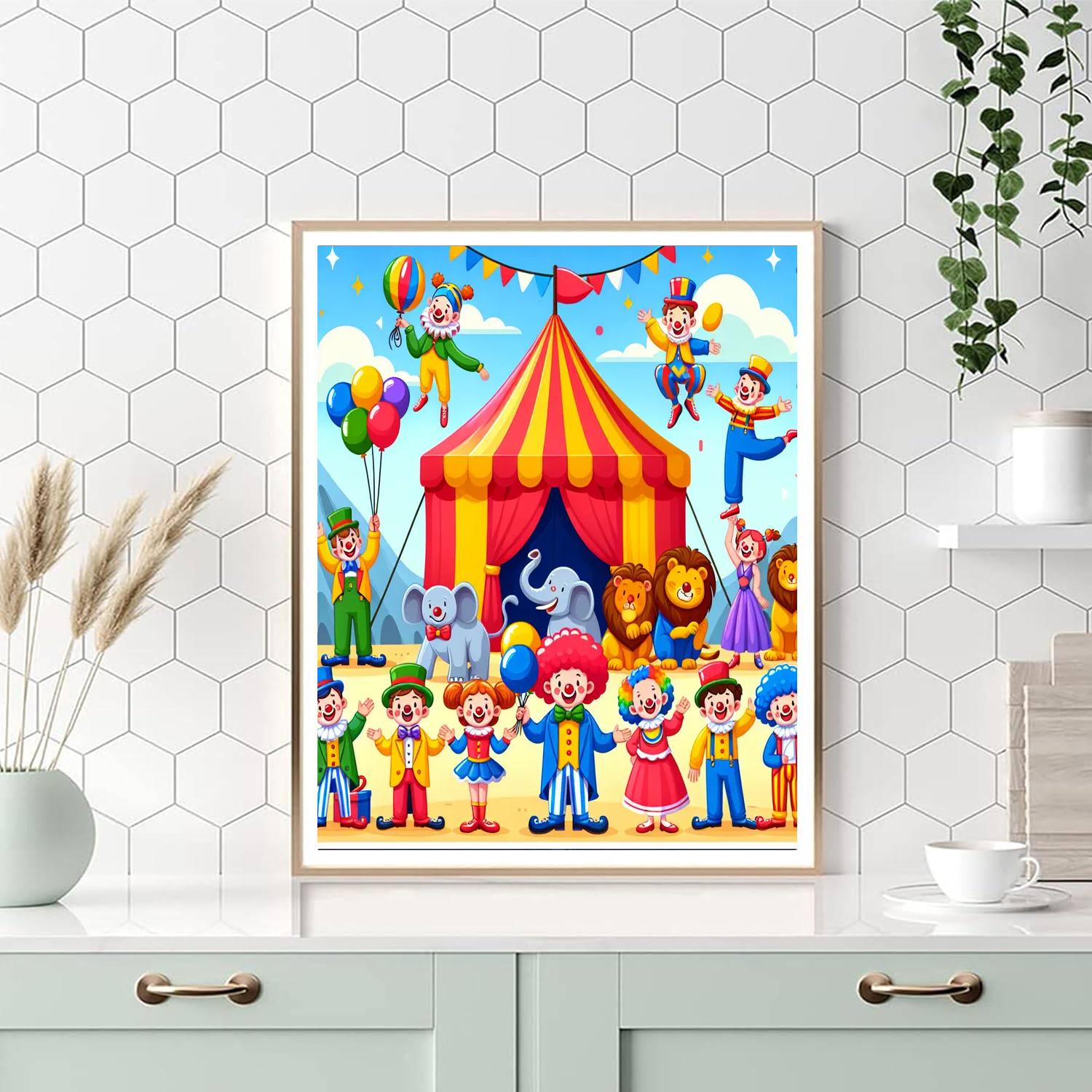 Fun Fair Circus Paint By Number