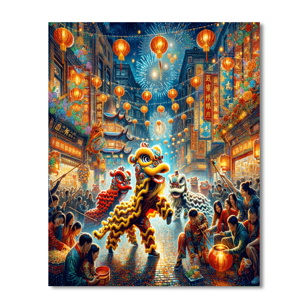 The Chinese New Year Festival Paint By Color