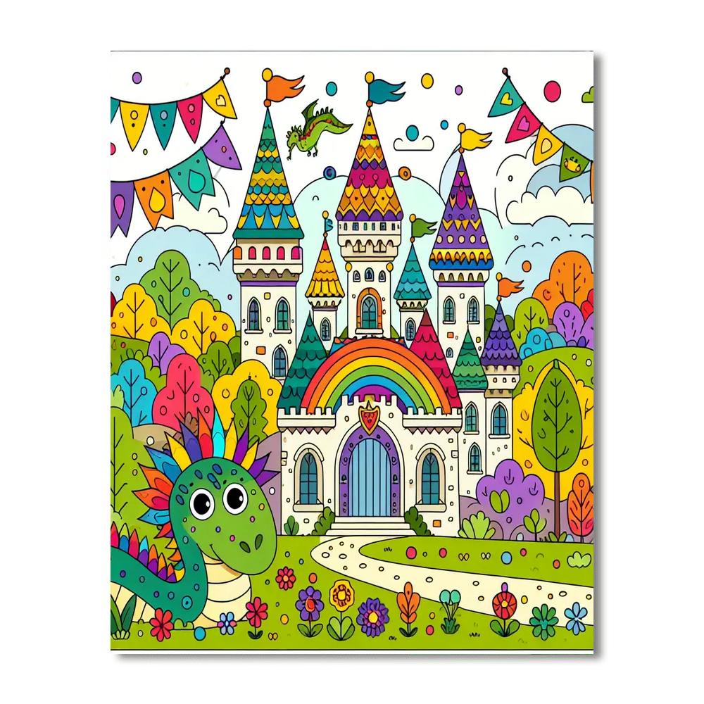 My Fantasy Castle Painting By Numbers Kit