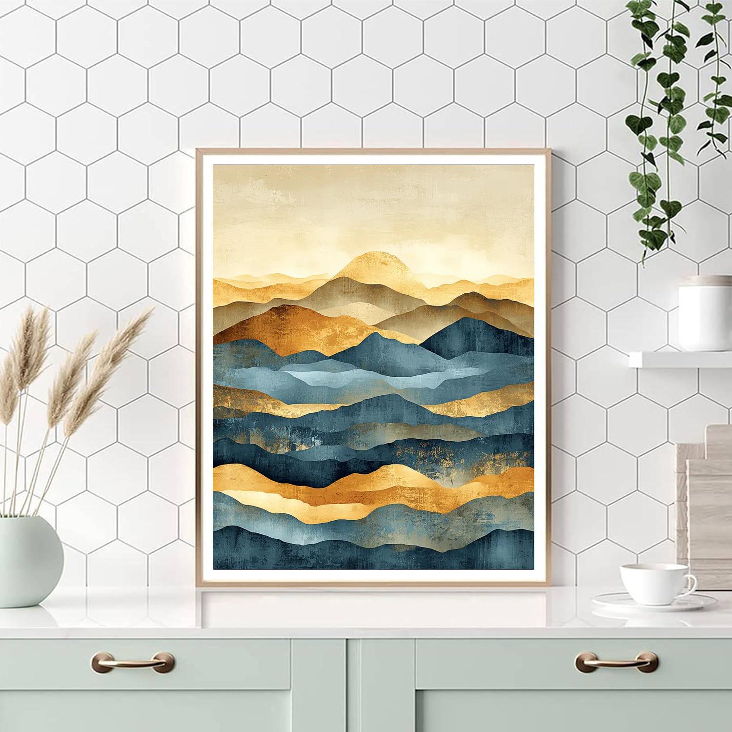 Leonardo Da Vinci Inspired Sublime Landscapes  Paint By Numbers Art