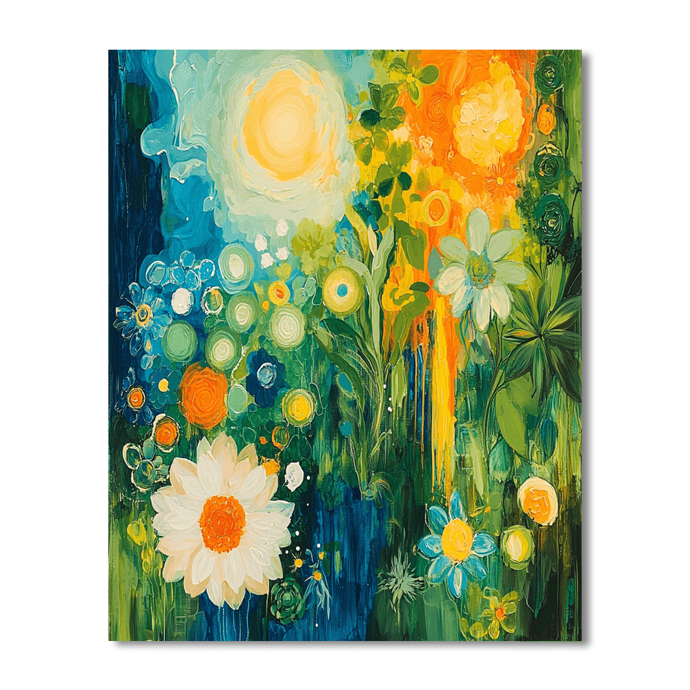 Kahlo Inspired Harmony of the Elements - DIY Painting By Numbers Kit