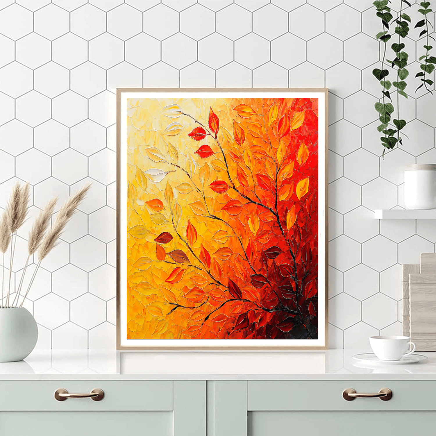 Van Gogh Inspired Joyful Autumn Palette  Number Painting