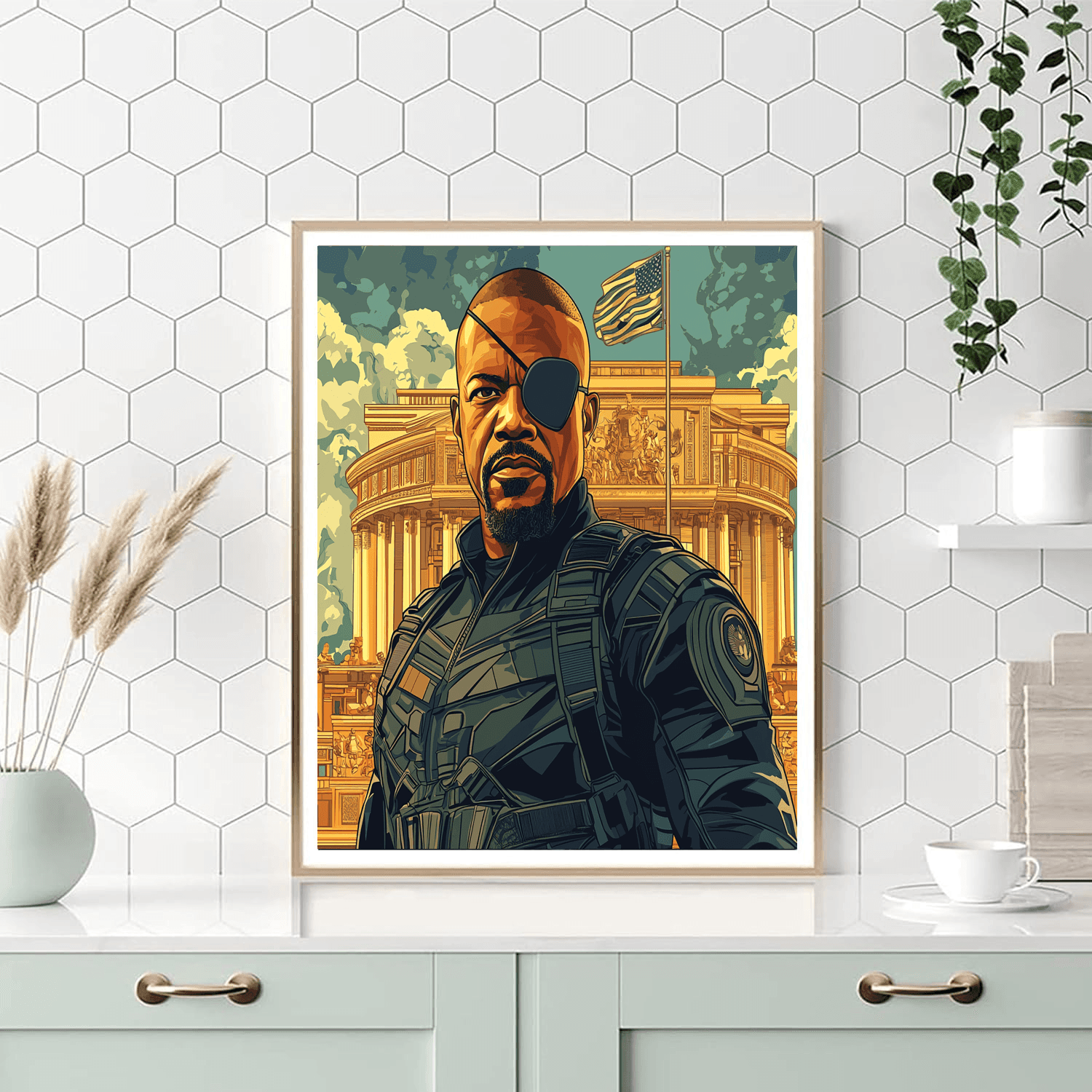 Samuel L. Jackson: Commanding The Cinematic Universe Paint By Number