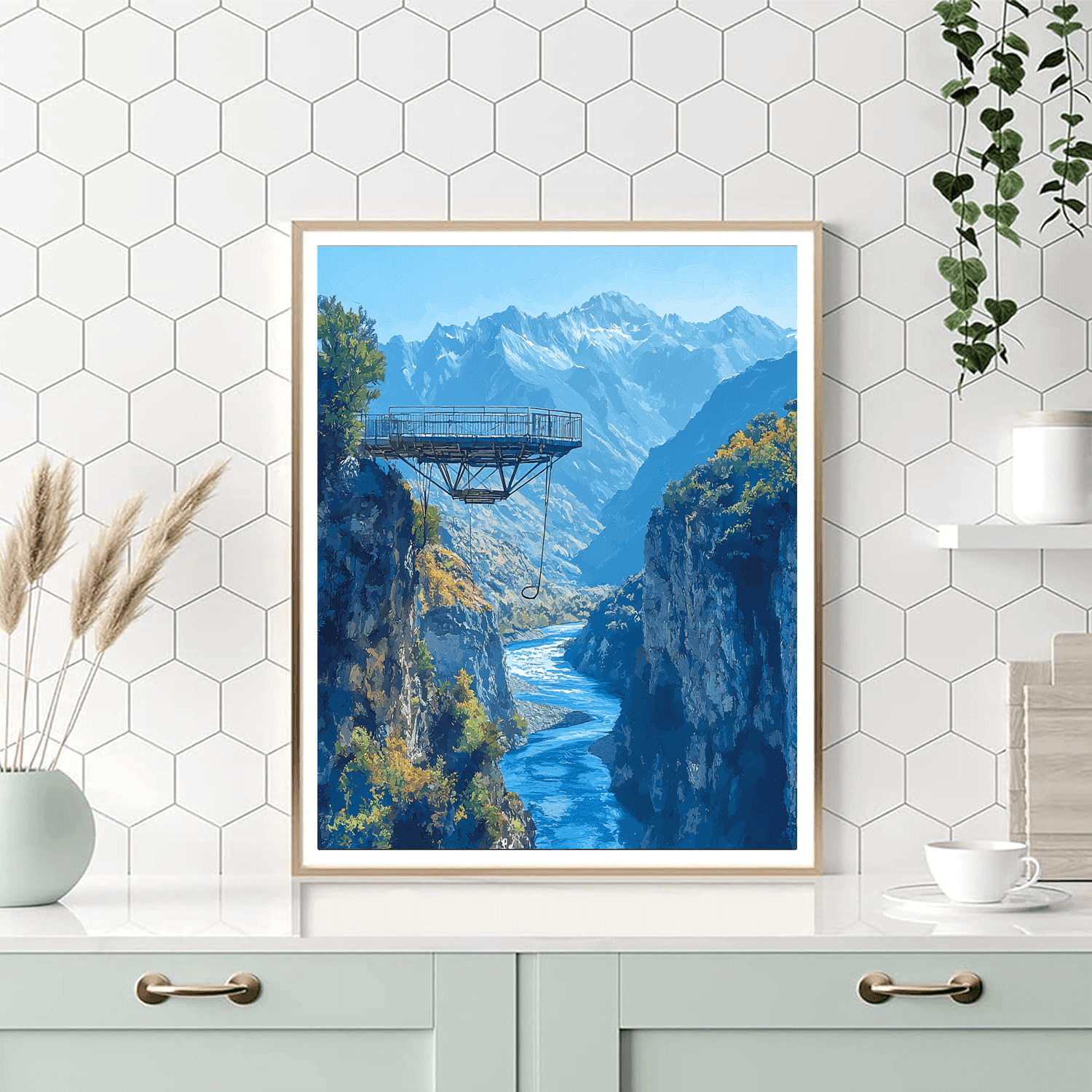 Nevis Bungy Jump - Queenstown Paint By Numbers