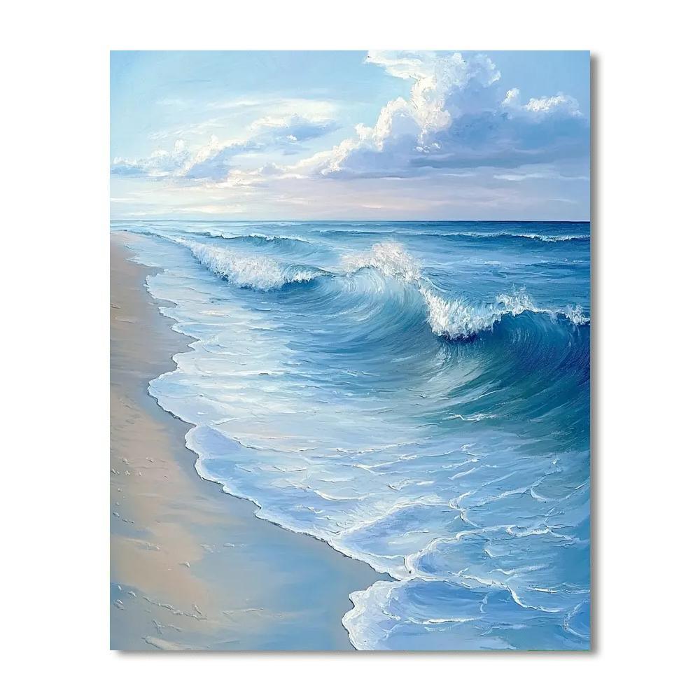 Edgar Degas Inspired Elysian Waves  Paint By Color