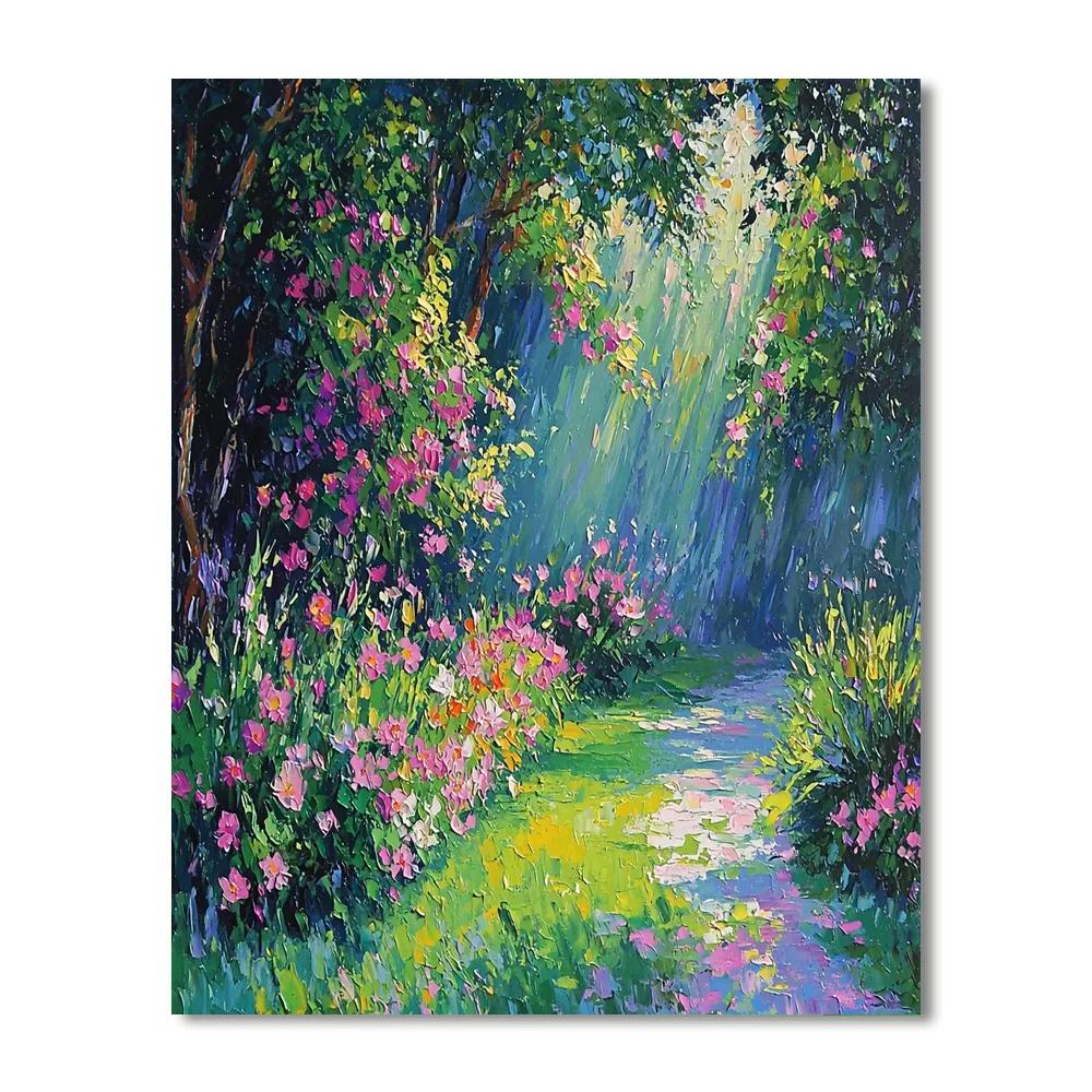 Claude Monet Inspired Botanical Reverie  Paint By Number