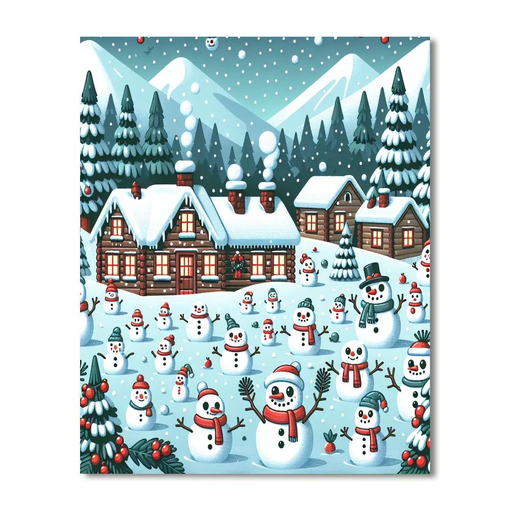 Frosty Fables Number Painting