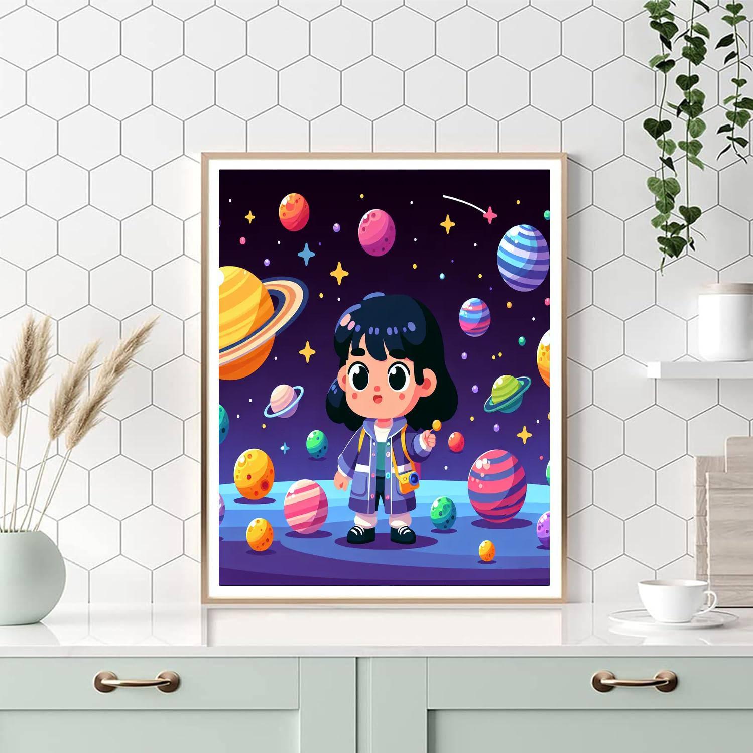 Space Adventure Expedition Paint By Numbers Kits