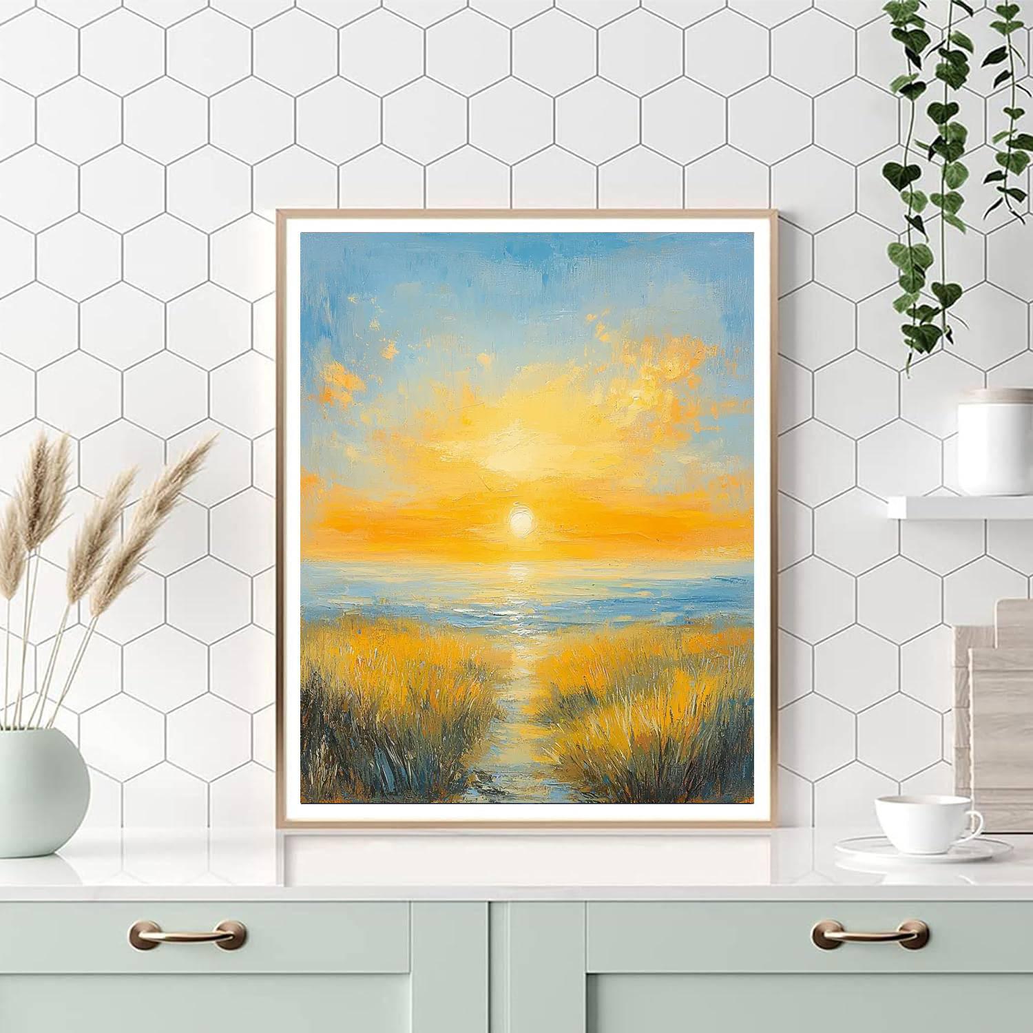 Edgar Degas Inspired Shimmering Horizons  Paint By Numbers Kits