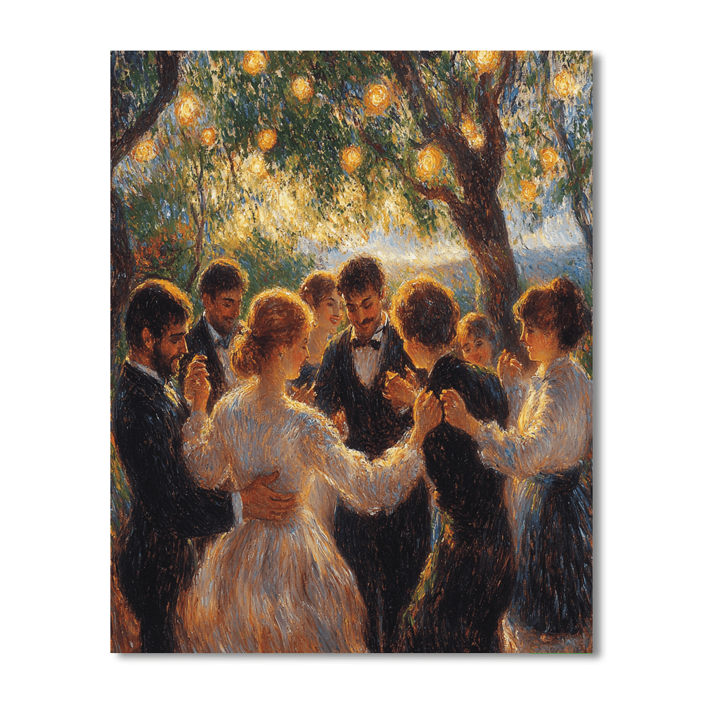 Renoir Inspired Joyful Revelry  Numbered Painting Kits