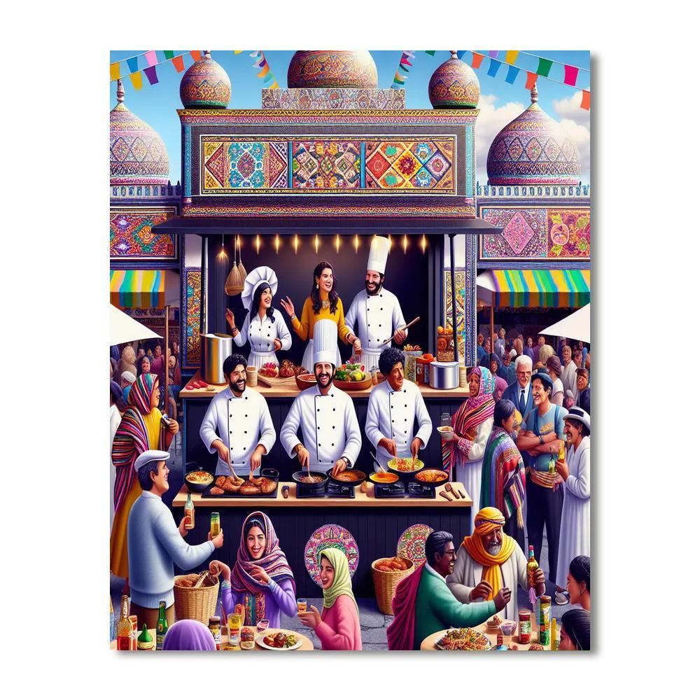 Lima Gastronomy Festival Numbered Painting Kits