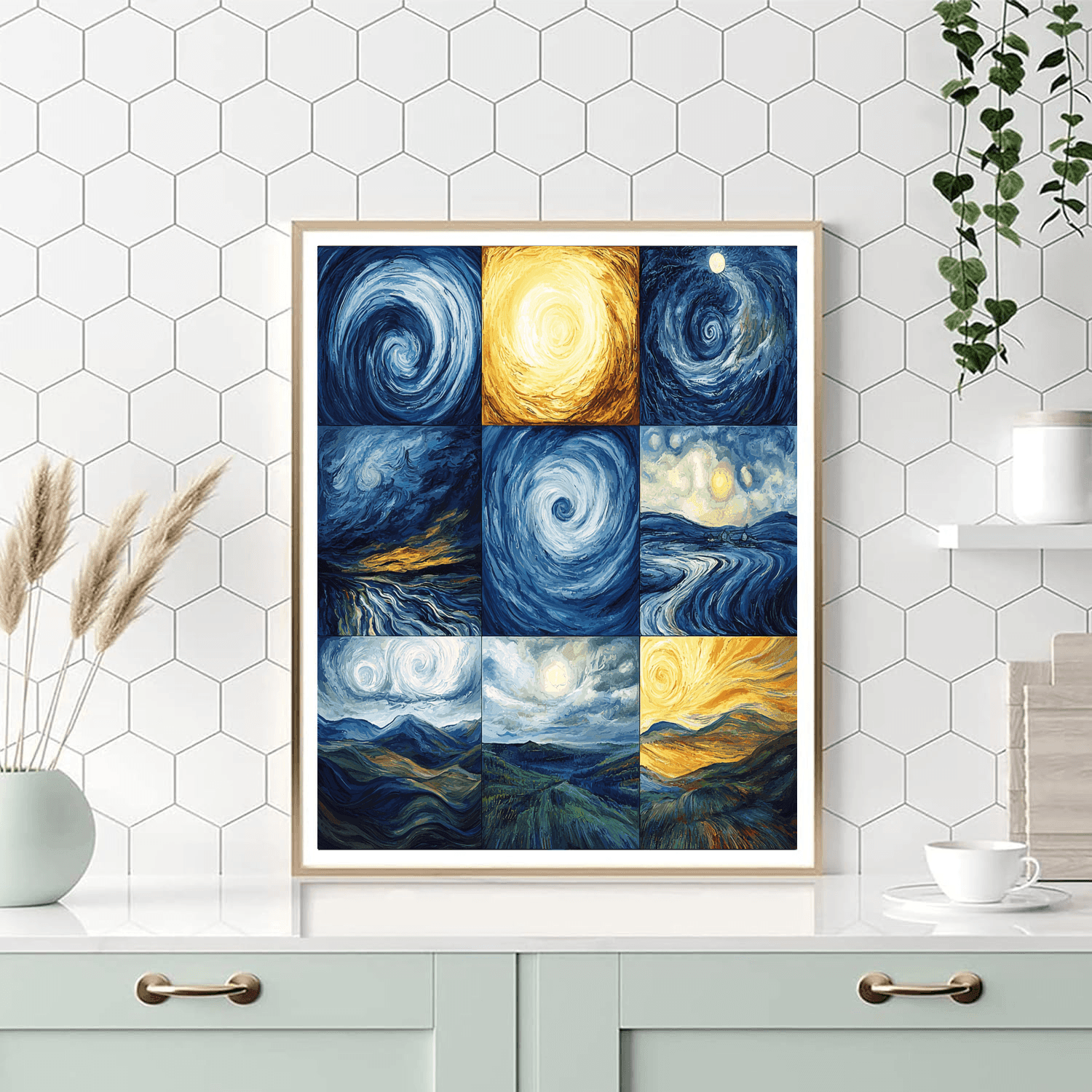 Edvard Munch Inspired Weather Dance  Paint By Numbers