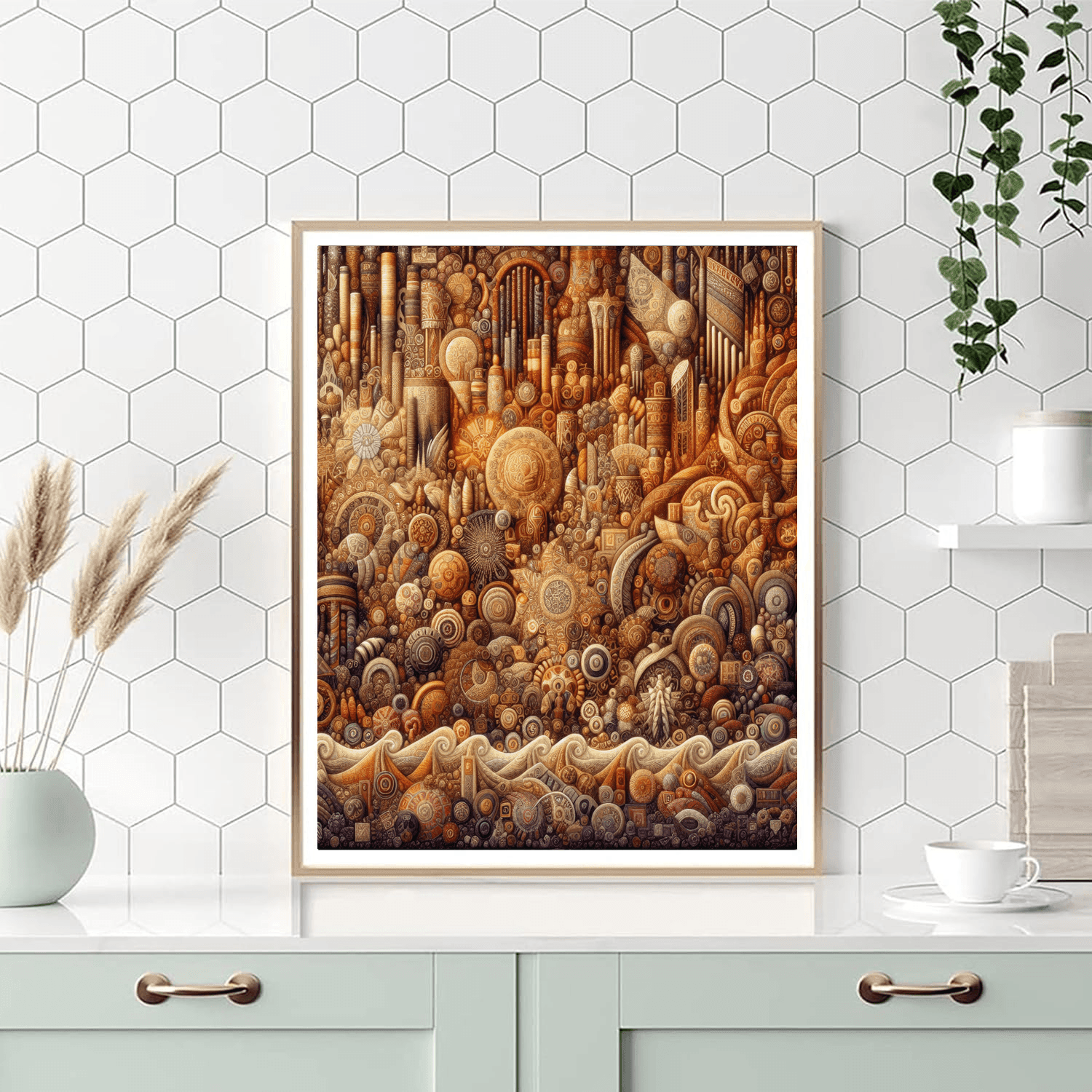 Cultural Heritage Tapestry Number Painting