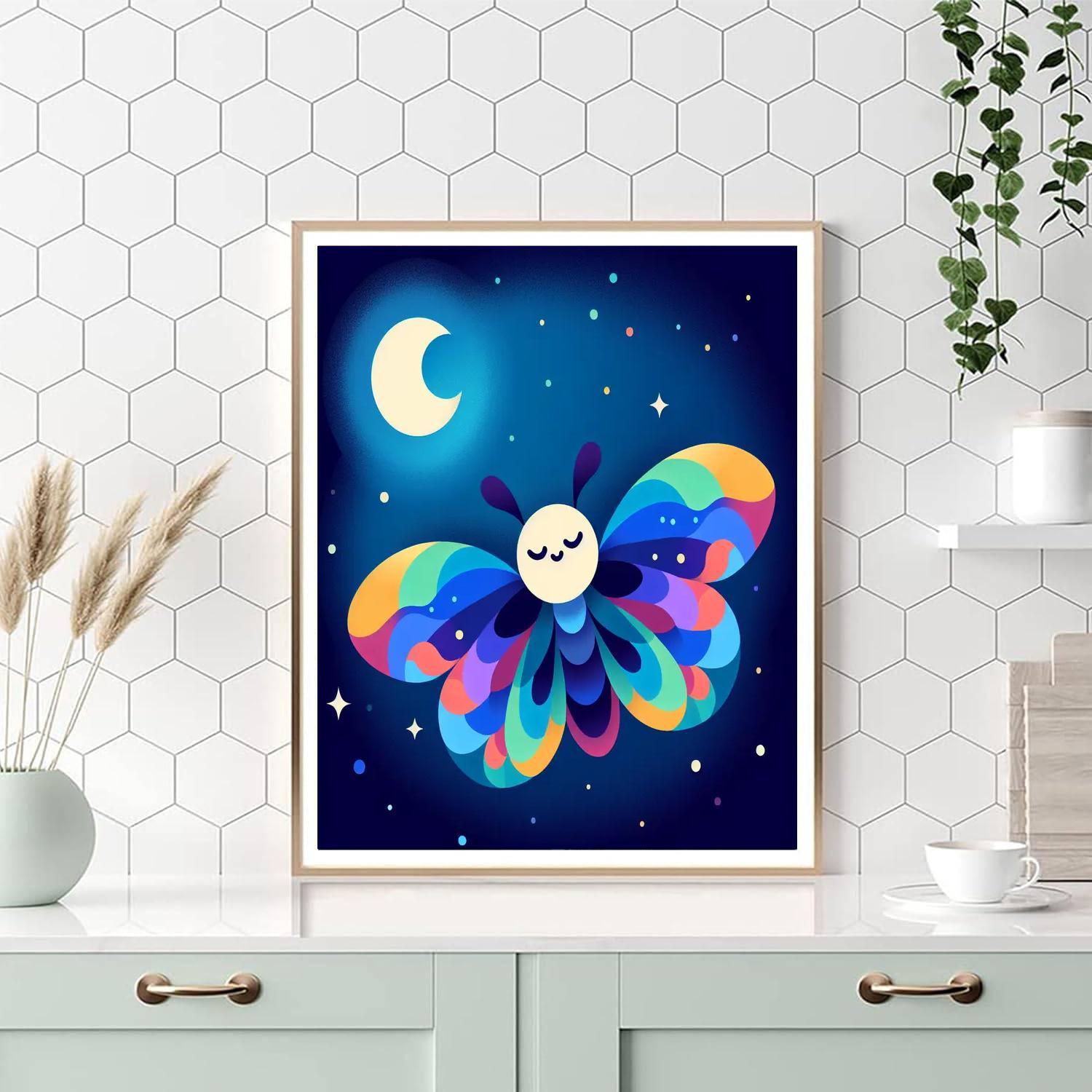 Mysterious Moth Paint By Numbers Kits