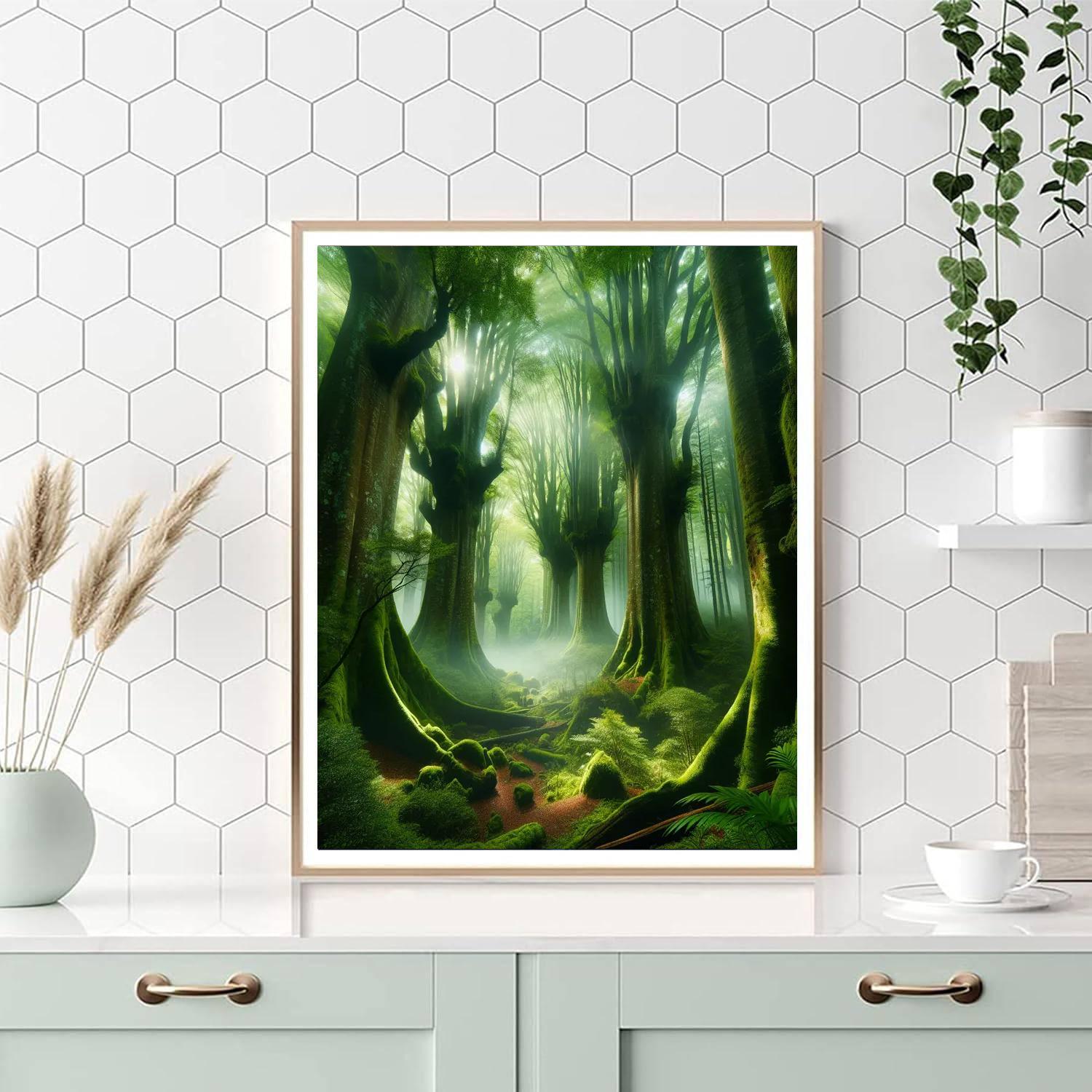 Mystical Woodland Whispers Painting By Numbers Kit