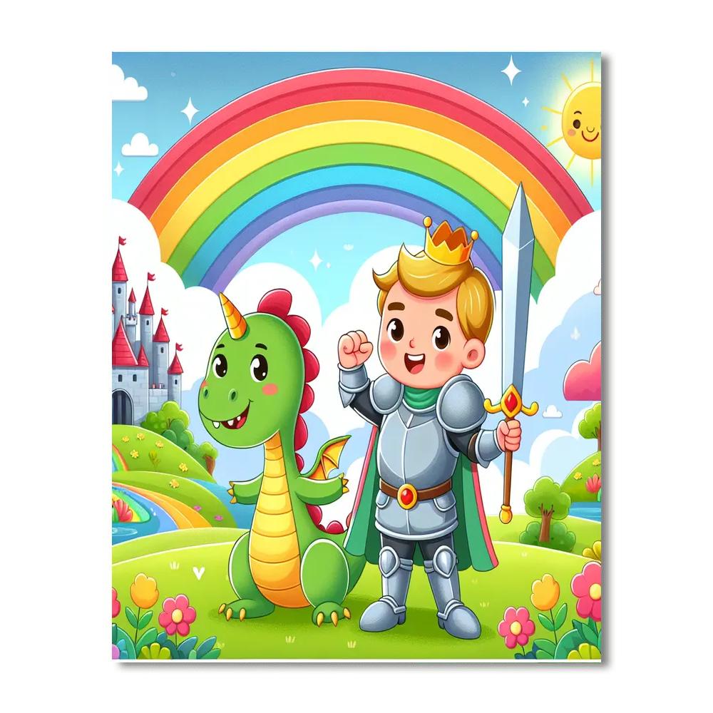 Epic Fantasy Adventure Painting Number Kit