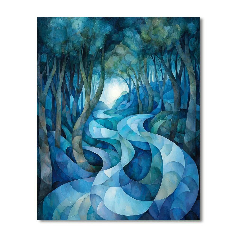 Michelangelo Inspired Mystical Echoes  Paint By Numbers