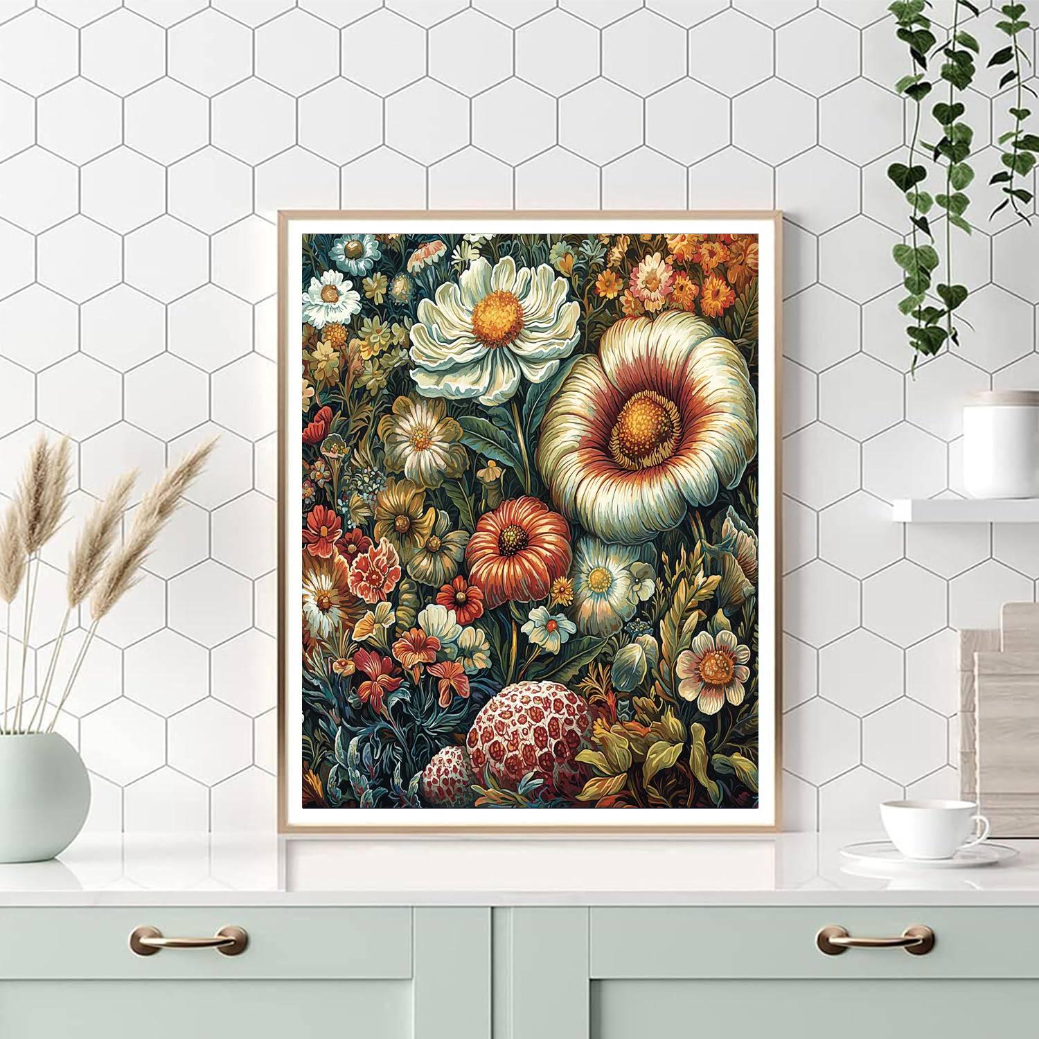 Ernst Haeckel Inspired Fascinating Patterns Of Nature  Painting Number Kit