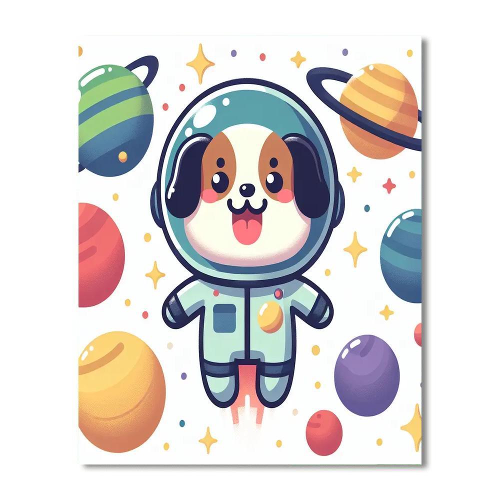 Animal Space Voyage Paint By Color