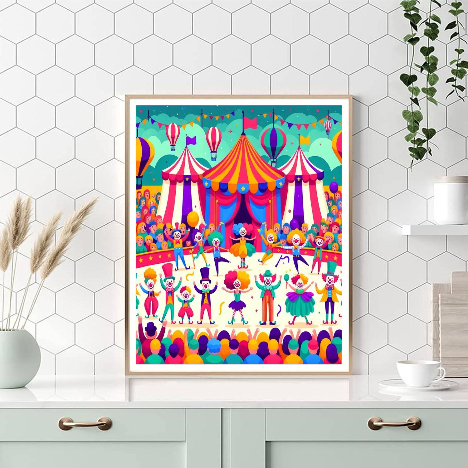 Magic Circus Paint By Number