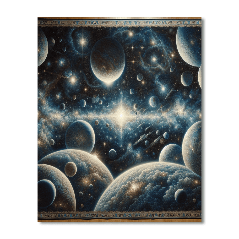 Celestial Harmony Tapestry Number Painting