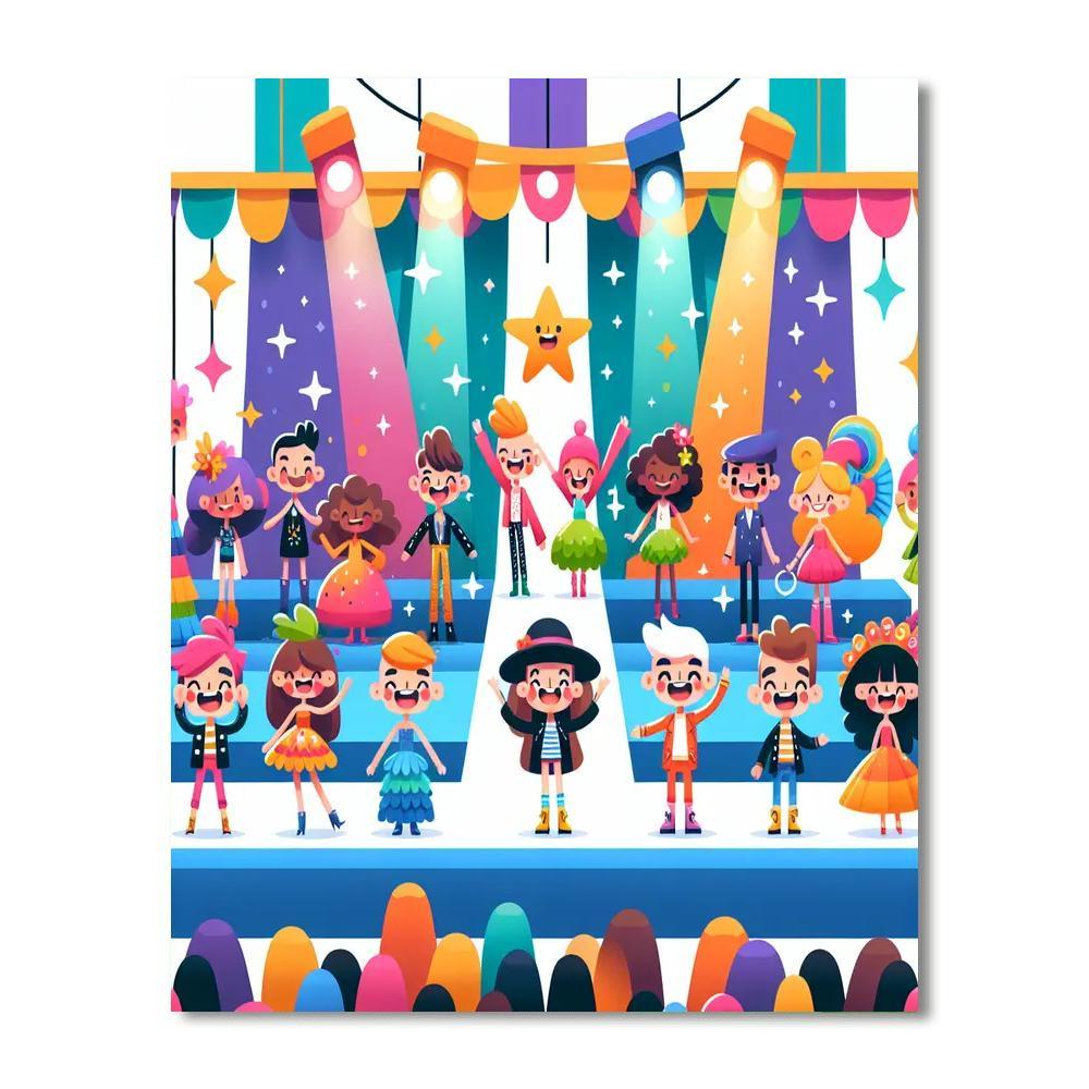 Fabulous Fashion Fun Paint By Numbers Kits