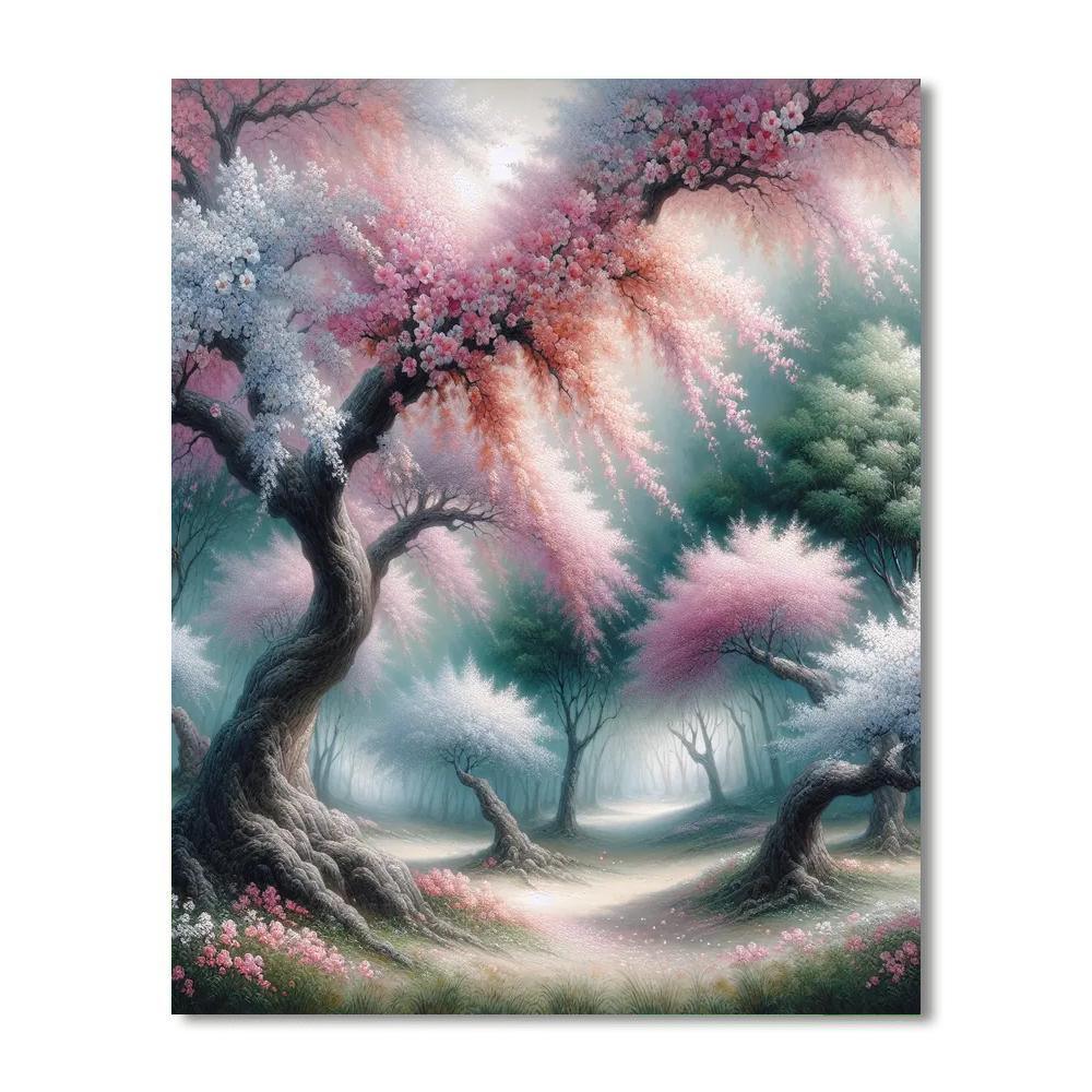 Eternal Spring Blossoms Paint By Numbers Art