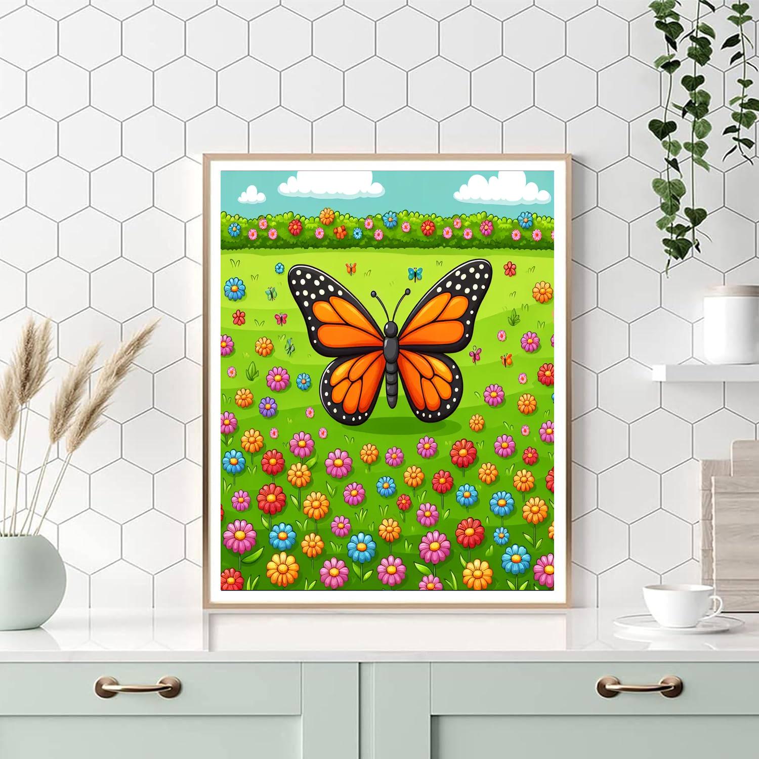 Majestic Monarch Paint By Numbers Art