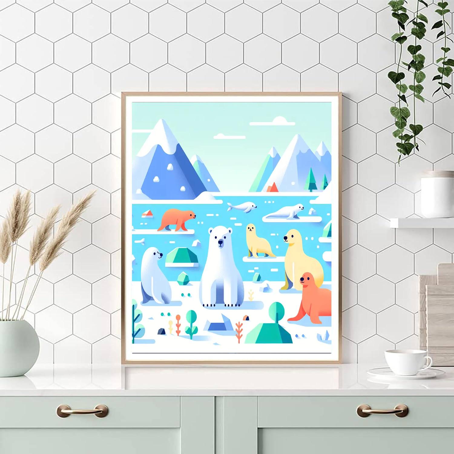 Arctic Animal Discovery Paint By Numbers