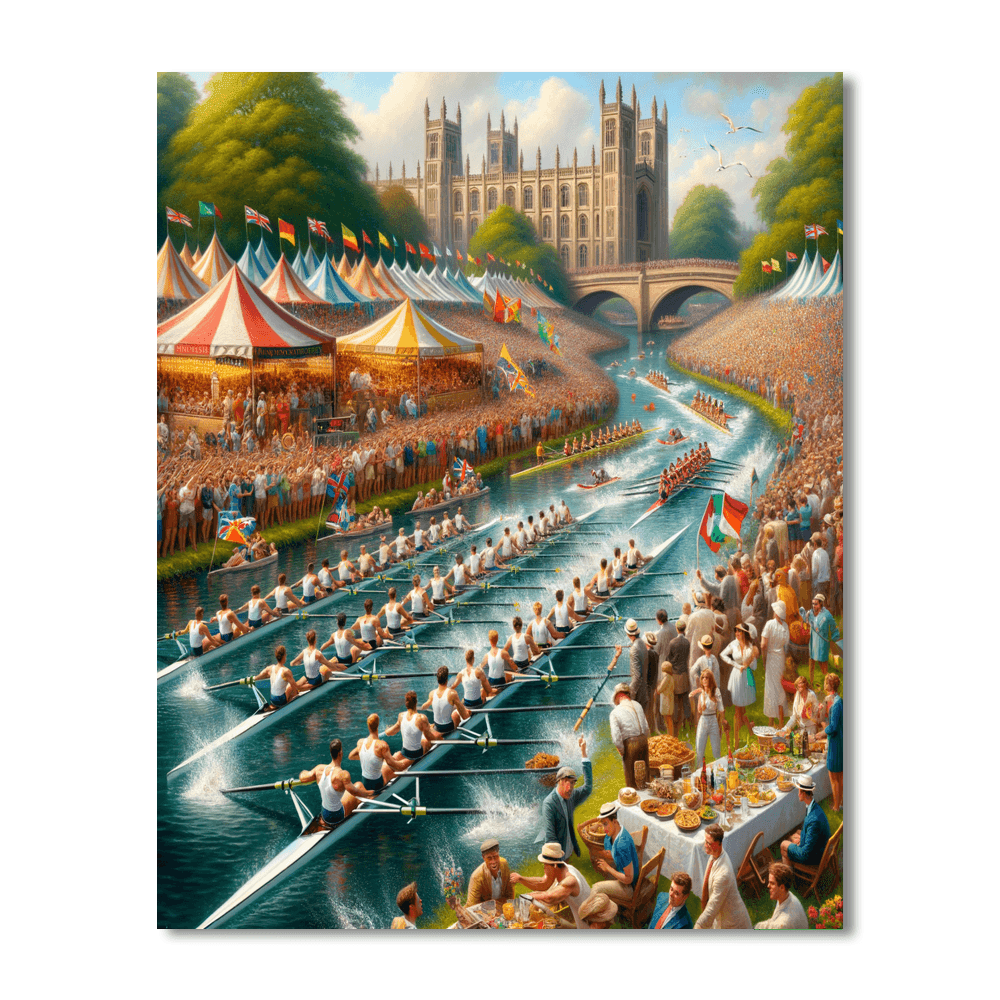 Harvard-yale Regatta - United States Paint By Color