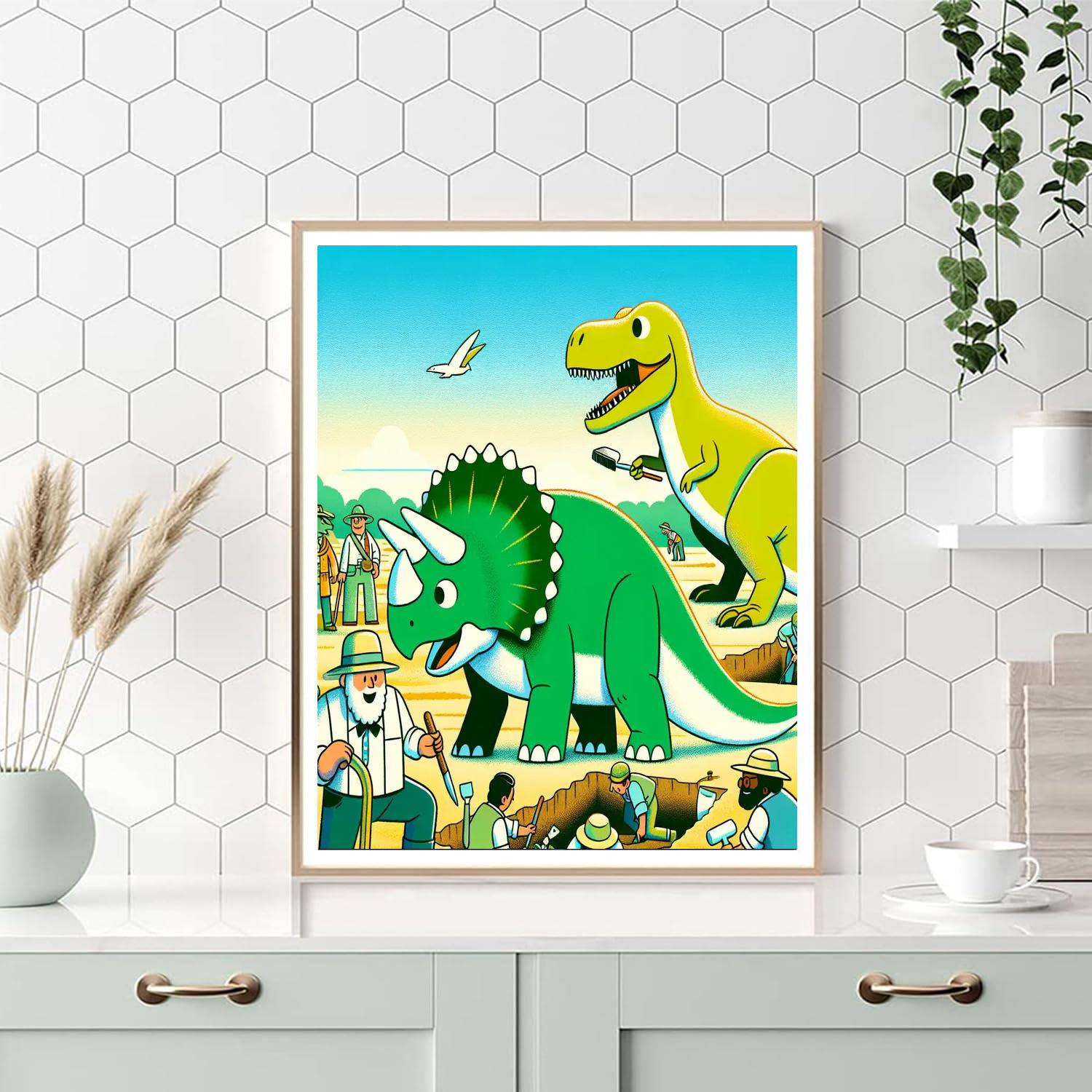 Exciting Excavation Painting Number Kit