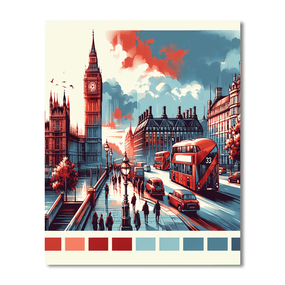 London Reflections Paint By Numbers