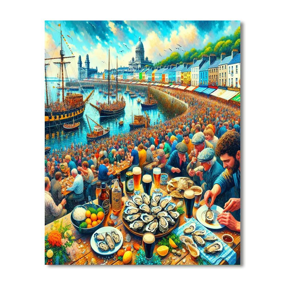 Galway International Oyster Festival - Ireland Paint By Numbers Art