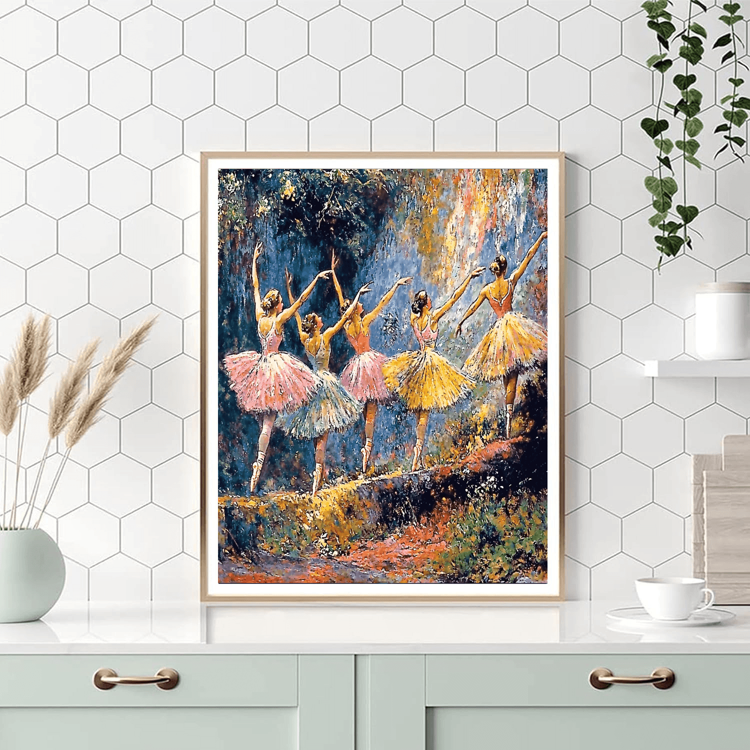 Degas Inspired Graceful Motion  Numbered Painting Kits